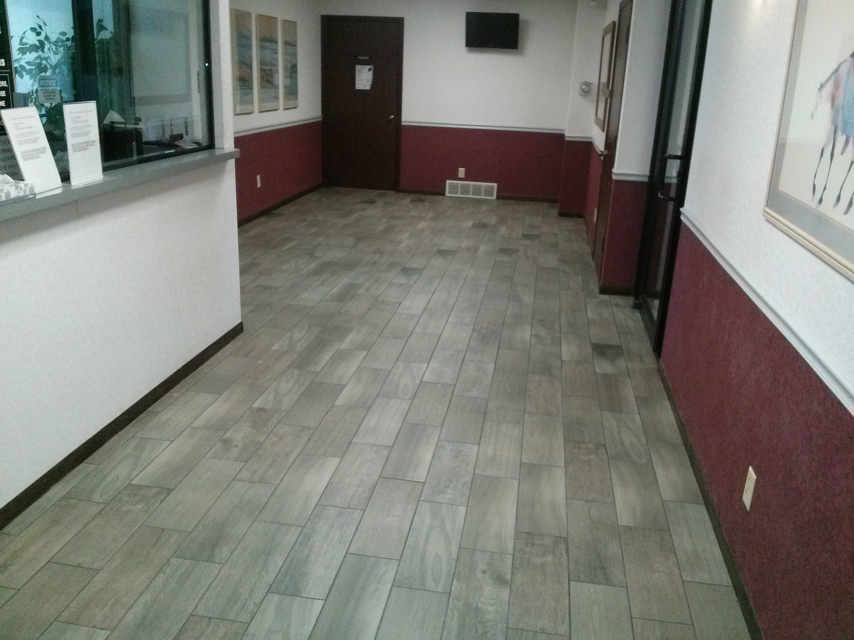 New waiting room floor